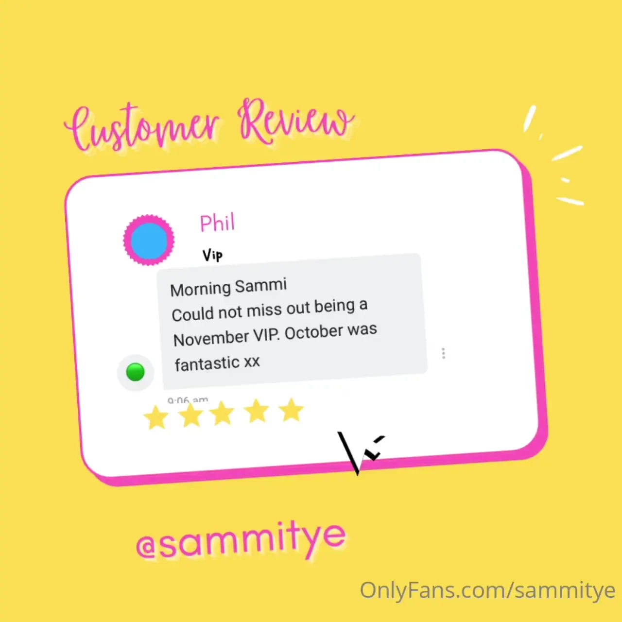 Don t just take my word for it be my vip you won t regret it 