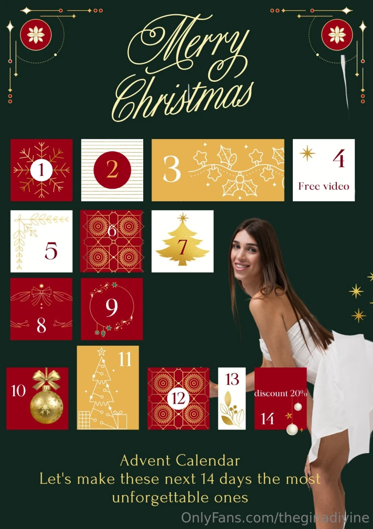 My love i have a very special christmas surprise for you - advent 