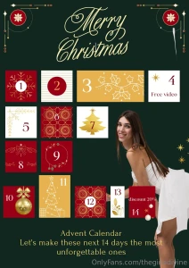 My love i have a very special christmas surprise for you - advent