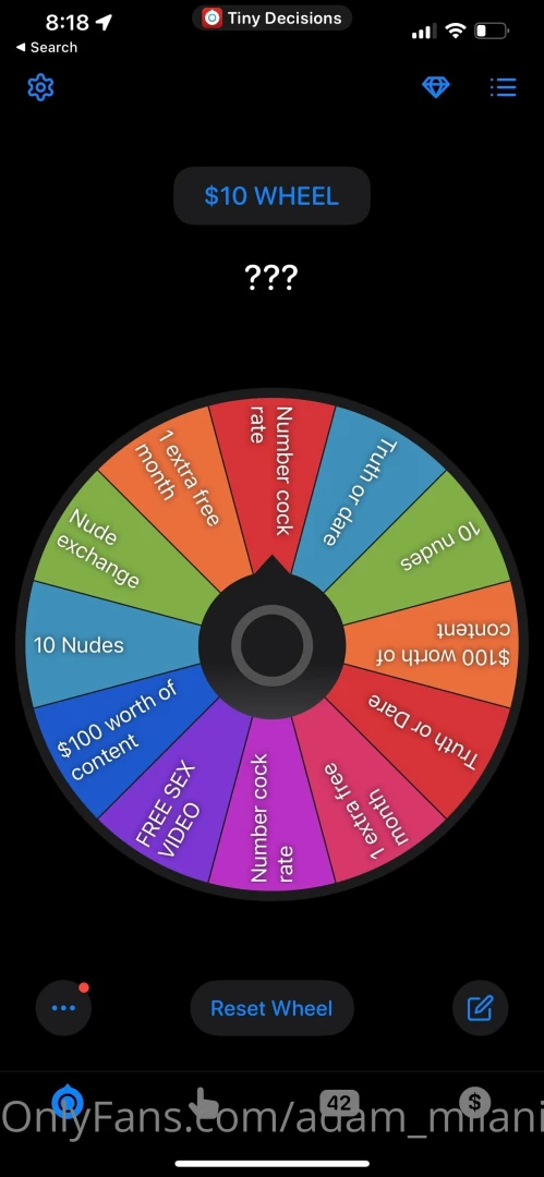 Let play spin the wheel no matter what you always win play as many 