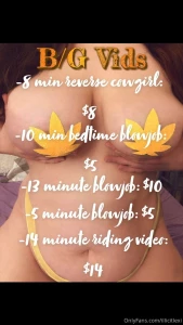 Updated tip menu part 8