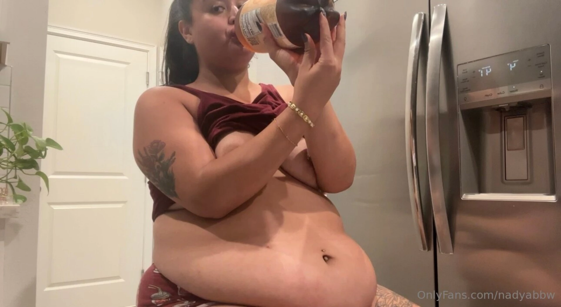 Sending a fridge raid to your dms that i filmed tonight non ppv ofc part 1 