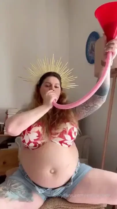 Massive weight gain shake funneling 10 min video after a long time i 