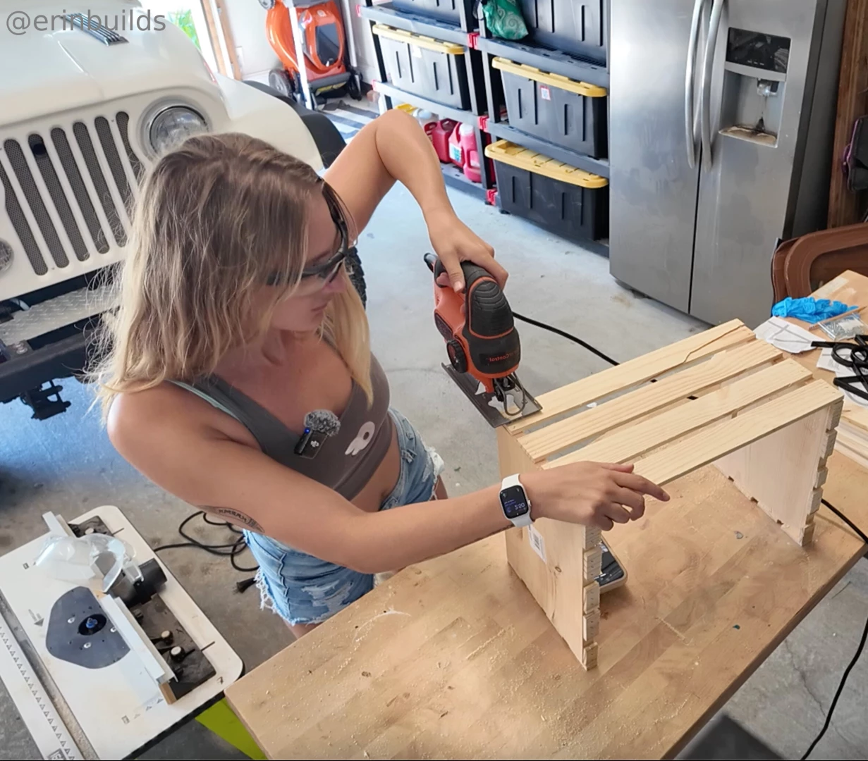 It was a 2 saw project jigsaw and circular saw you ll never guess what 