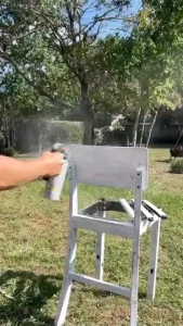 Time for that clean white finish using a spray paint and primer is part 1