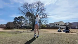 Eyes on the ball im getting better and really love getting out on the