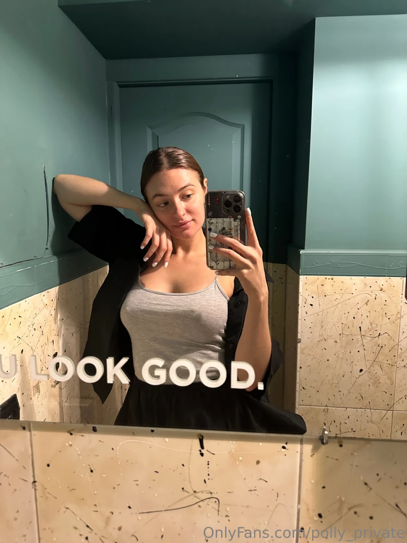 I pray and the mirror speaks for me 