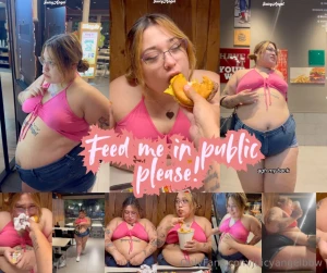 15 nbsp minutes of pure pleasure with stuffing feeding in public there
