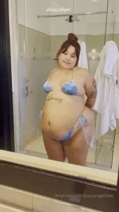 Belly play and pool in public juicy has taken a few days off in this part 2