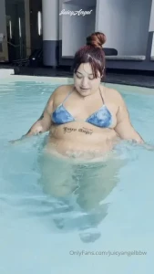 Belly play and pool in public juicy has taken a few days off in this part 1