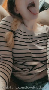 It s a cold day today why don t you warm up my throat