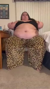 Admiring and jiggling my massive body until i m out of breath