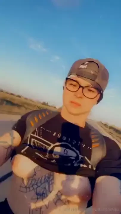 Some titties going 60 mph on my bike down the road part 1 