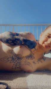 Just out tanning today