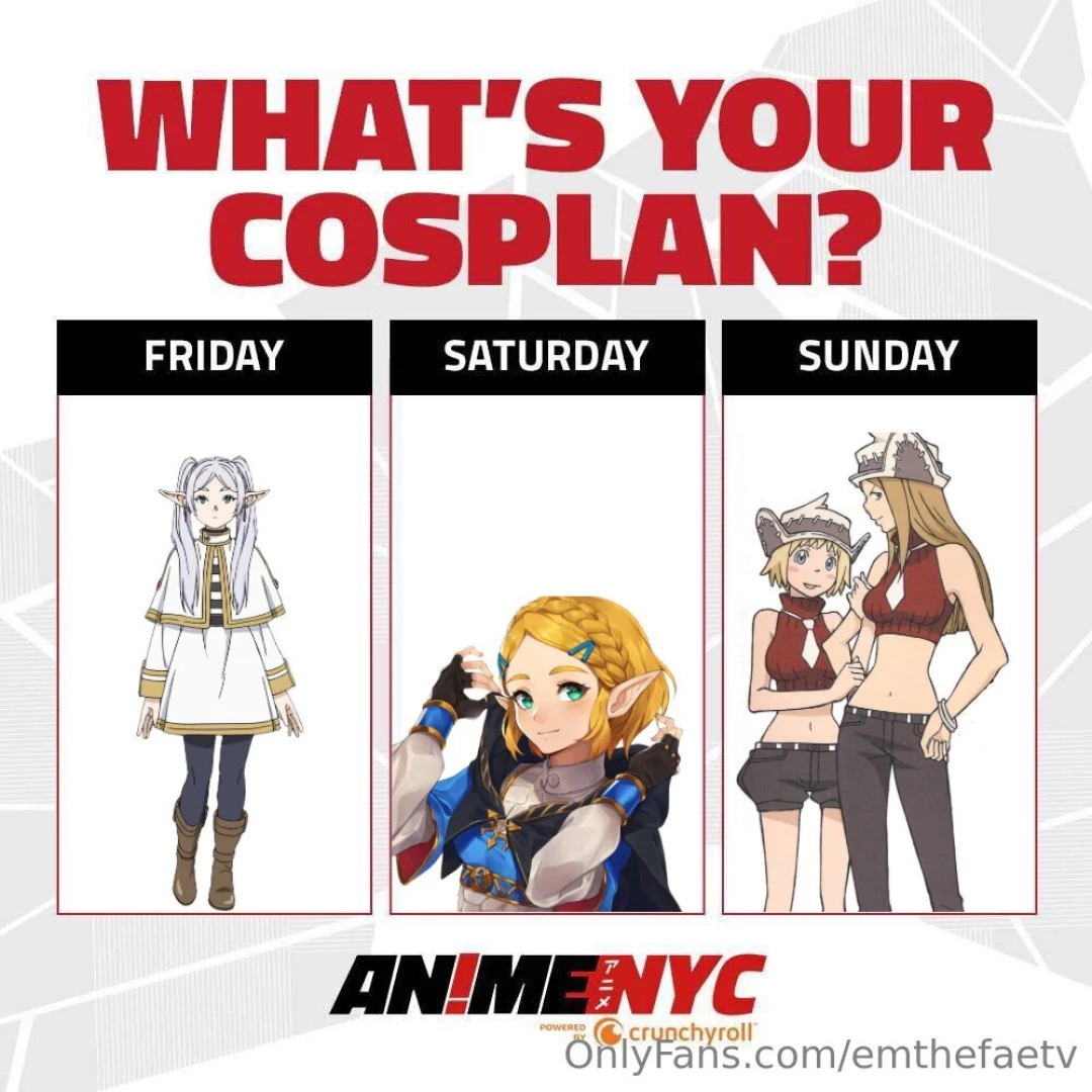 I m in nyc this weekend so excited for anime nyc - it begins tomorrow part 1 