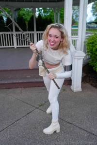 Padm cosplay my makeshift lightsaber lol i hope you all have a good part 1