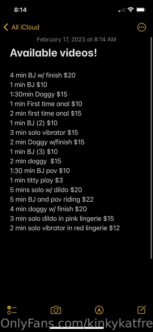 Updated list part 3 