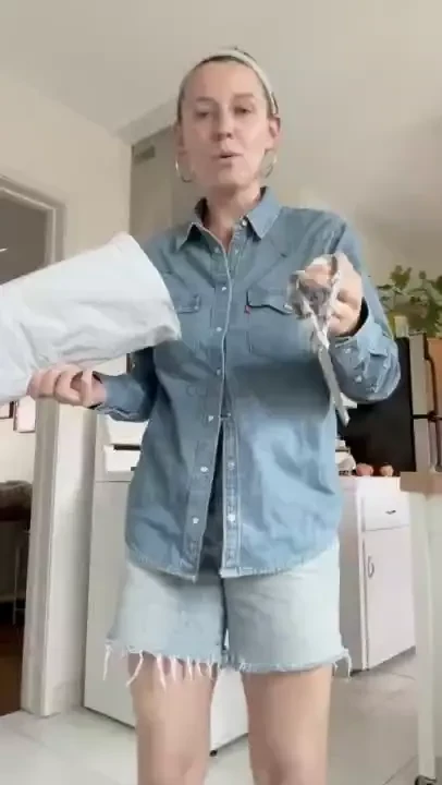 Opening up a new gift from my wish list 