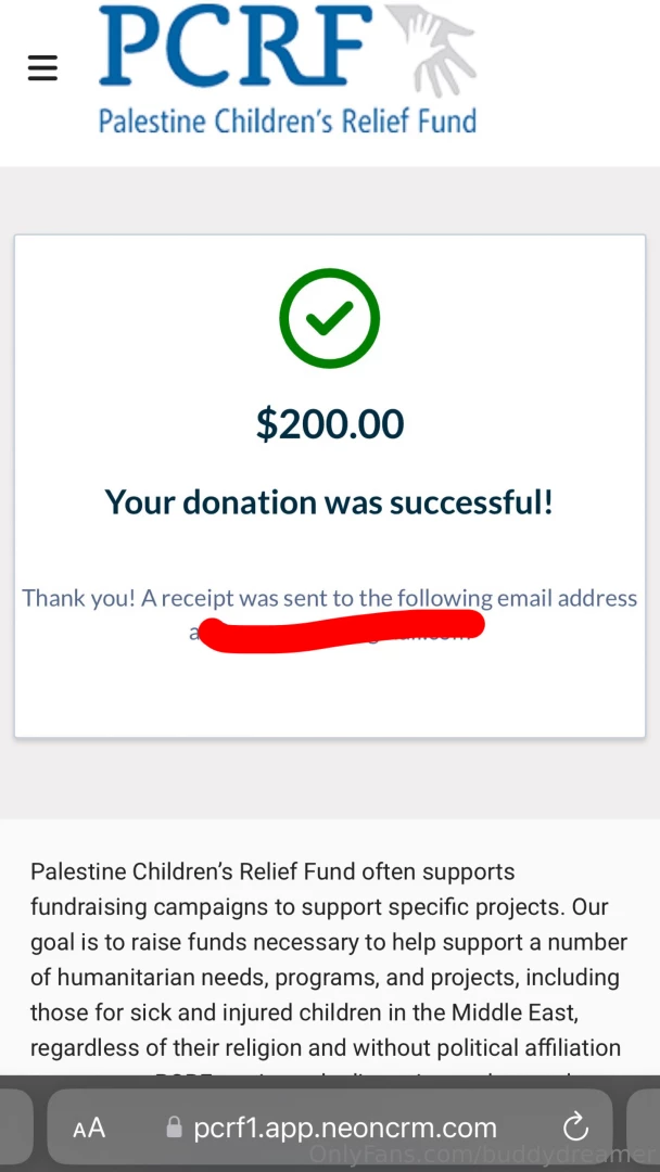 Super excited to have reached my goal of 100 for my first fundraiser 