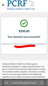Super excited to have reached my goal of 100 for my first fundraiser