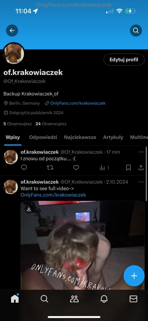 Kto mnie ewidentnie nie lubi i zg asza konta to jest moje nowe 