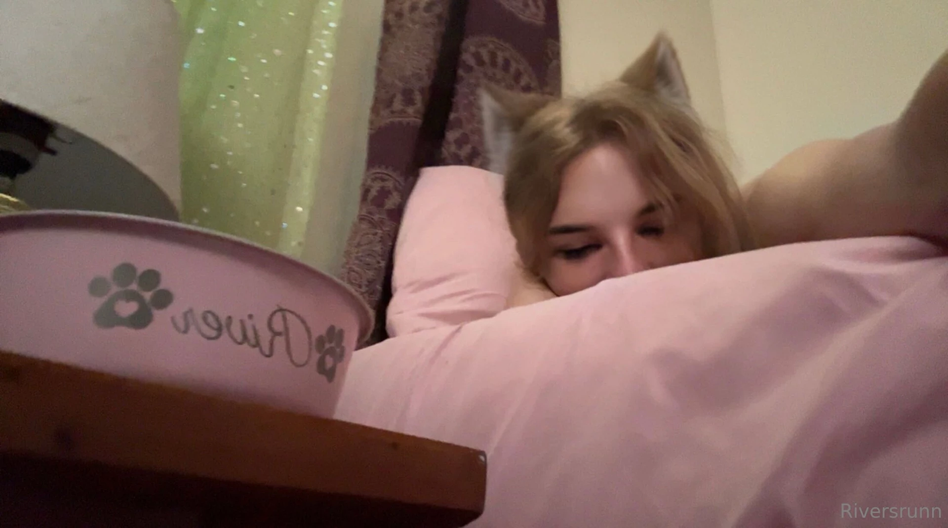 Puppy waking up 