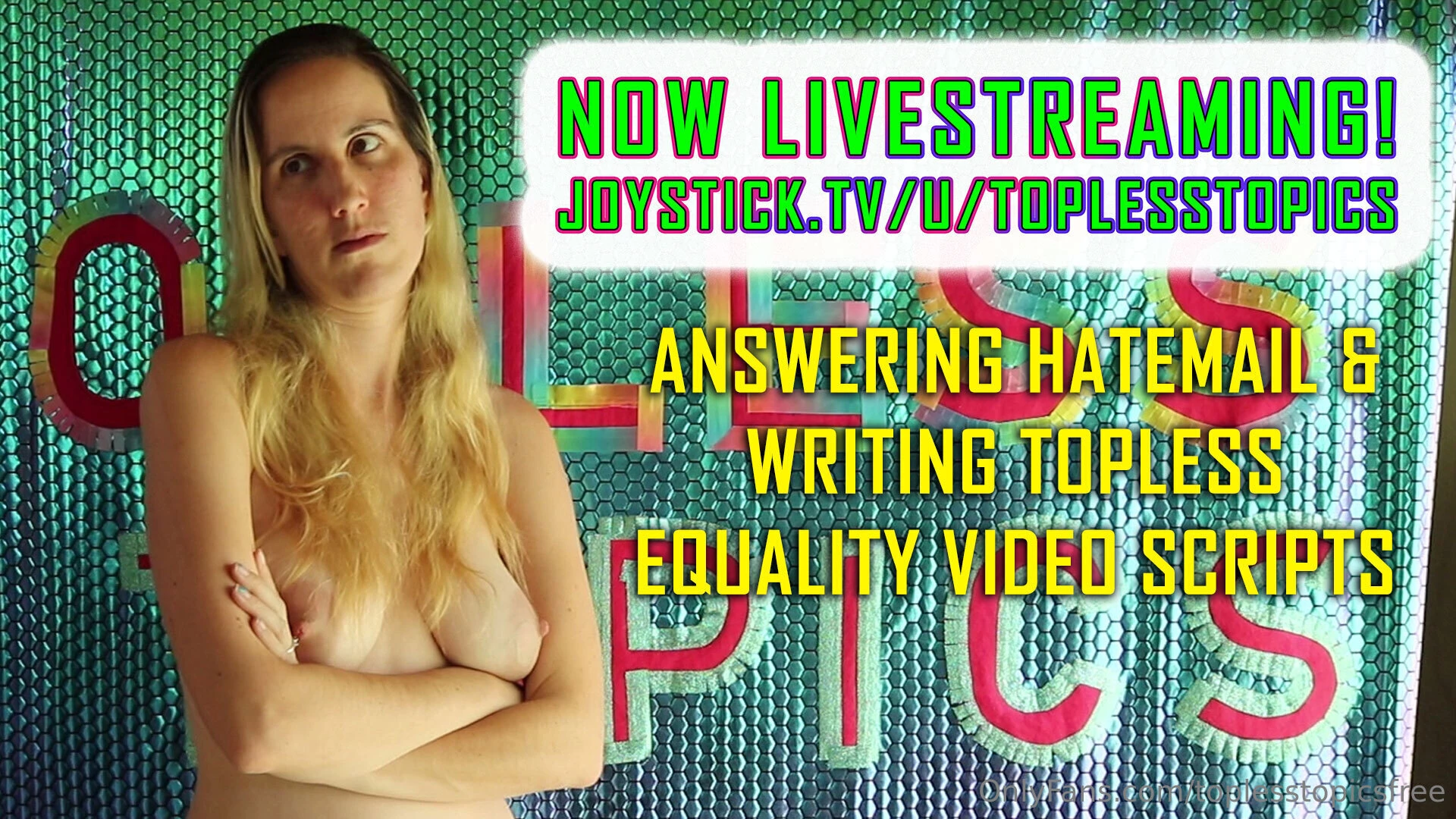 Just started our daily livestream at https www joystick tv u 