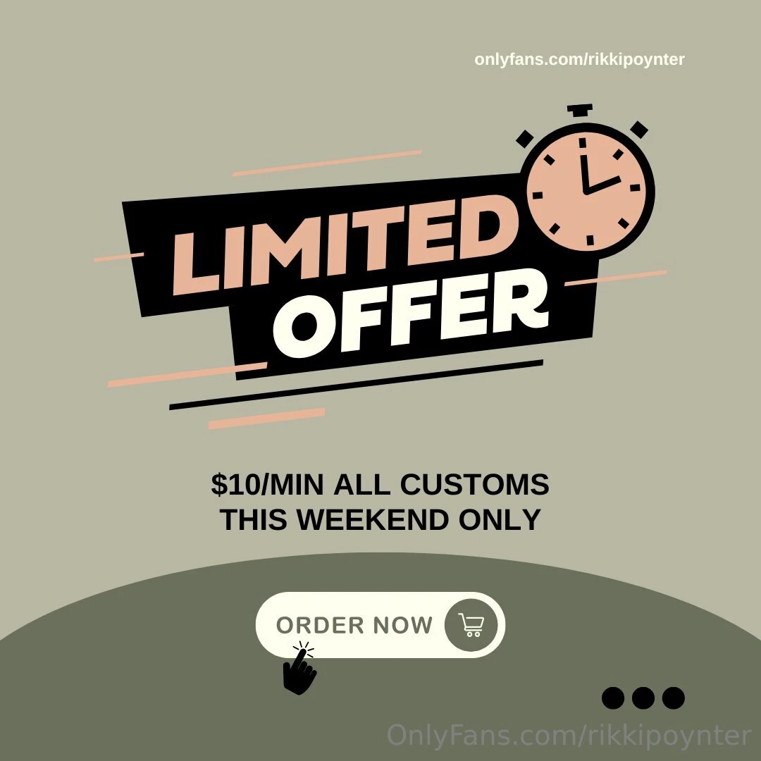 This weekend only 10 min all video customs 