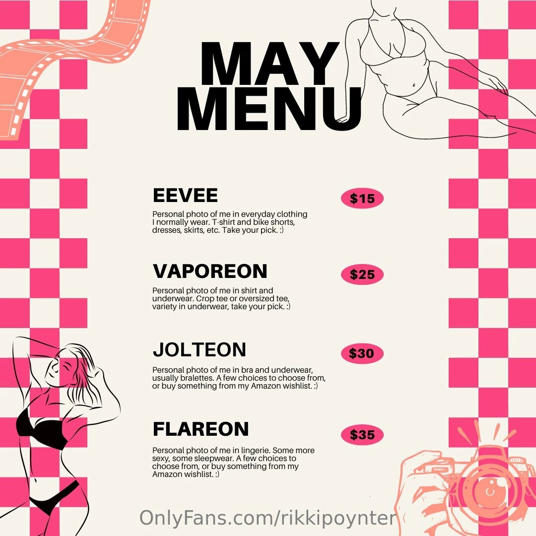 New customs menu for may photos only for the time being can make 