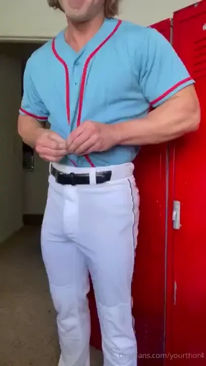 Would you jerk off with the hot baseball player in the locker-room i 