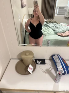 Fat beach babe