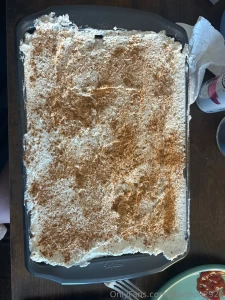 My feeder made me a tres leches cake and i m so excited