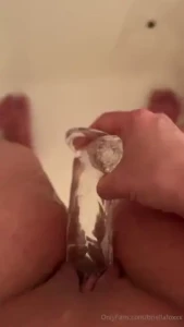 Trying to be quiet in the shower is so hard when this feels so good