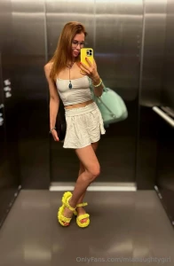 Selfies in the elevator to lift your spirits may you have a great