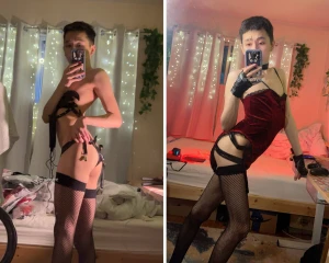 Happy femboy friday would you still wanna fuck me in femboy clothes