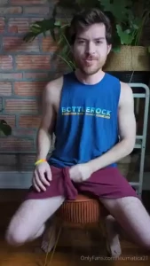 Miss me watch me bust all over this chair haha part 1