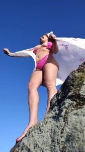 Me enjoying a sunny day at the beach part 4