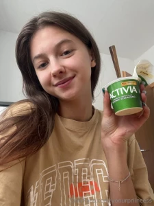 Sometimes my breakfast is pretty light