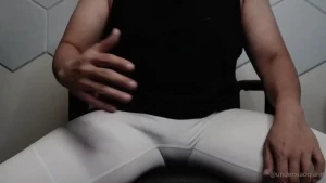 I m challenging you to rotate your cock around white tights like this