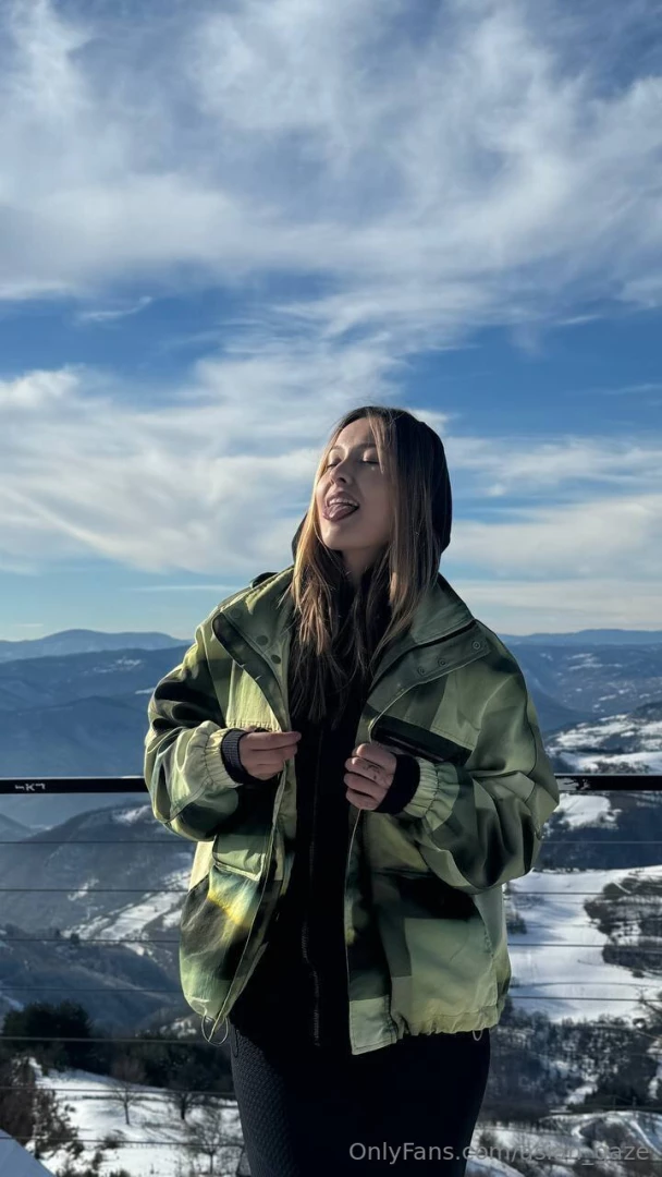 Standing there feeling the slight chill of and realizing moments like 