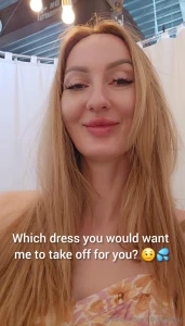From my fitting room open then dm your answer