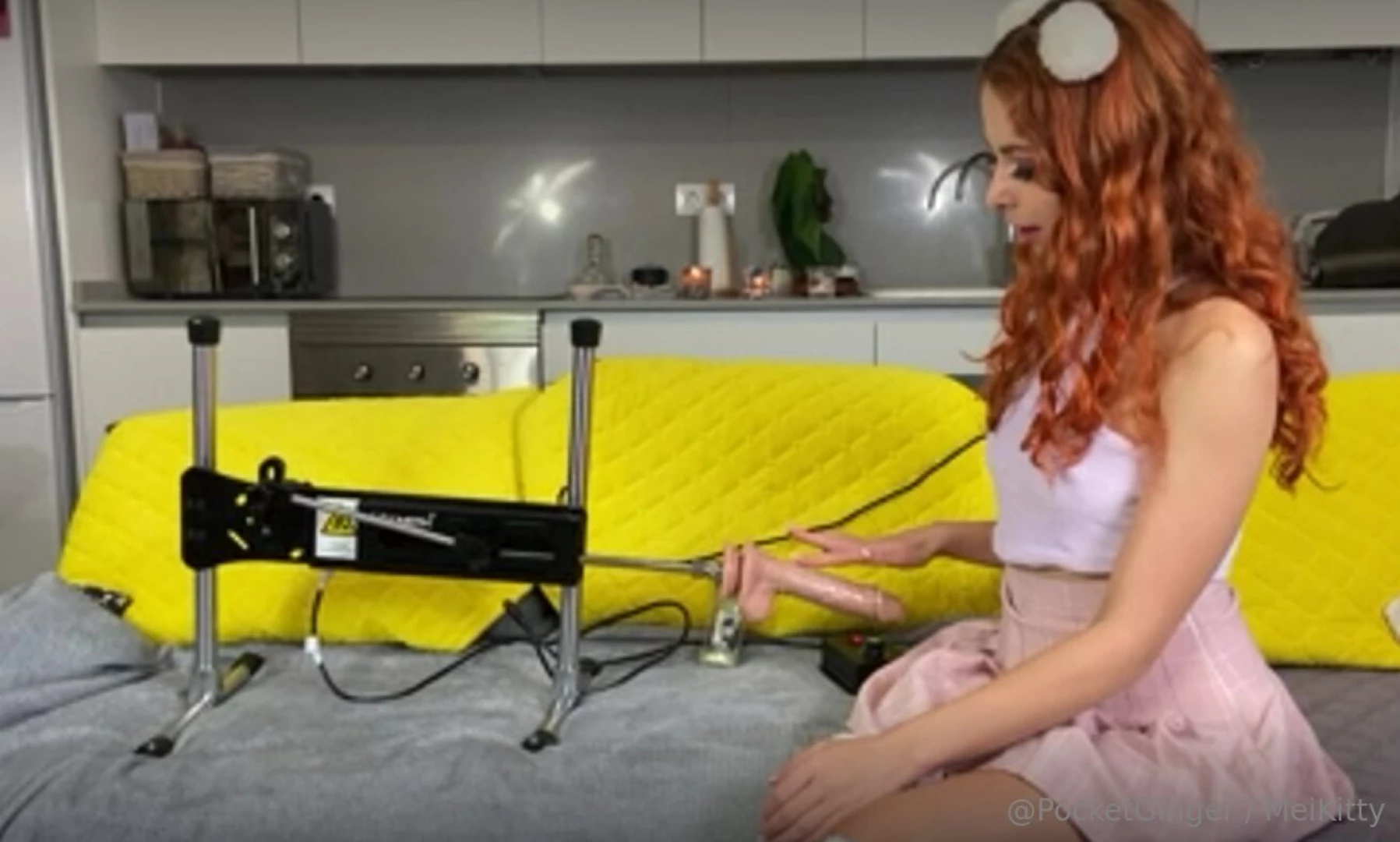 Destroyed by my fuckmachine baby like you are not here with me i had 