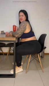 The chair turned into melted plastic