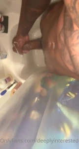 Just got home and hopped in the shower are you helping me wash my dick