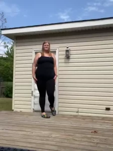 As big as the door a little bit of belly and bum too part 2