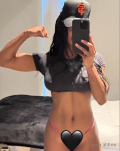 Flexin this arm like i m not wearing the tiniest bikini you ve ever