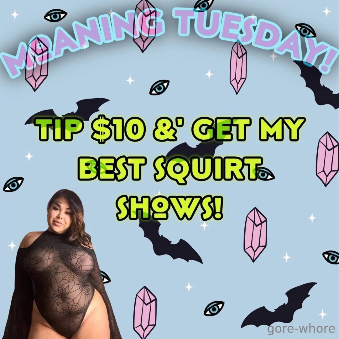 Tip 10 and get my best squirt shows 