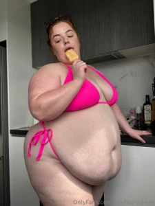 Off to the pool but i wanted a frosty fruit first part 1