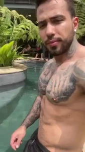 You and me could heat this pool easily