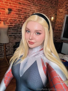 Here s a little sneak peek of gwen stacy something special is coming